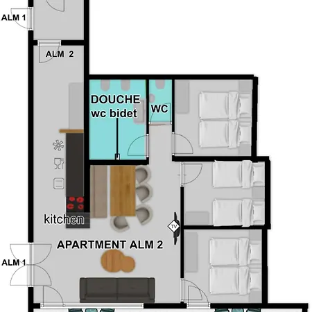 Alm Zellamsee Апартаменти *
